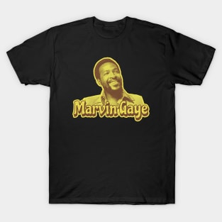 marvin gaye - yellow retro T-Shirt